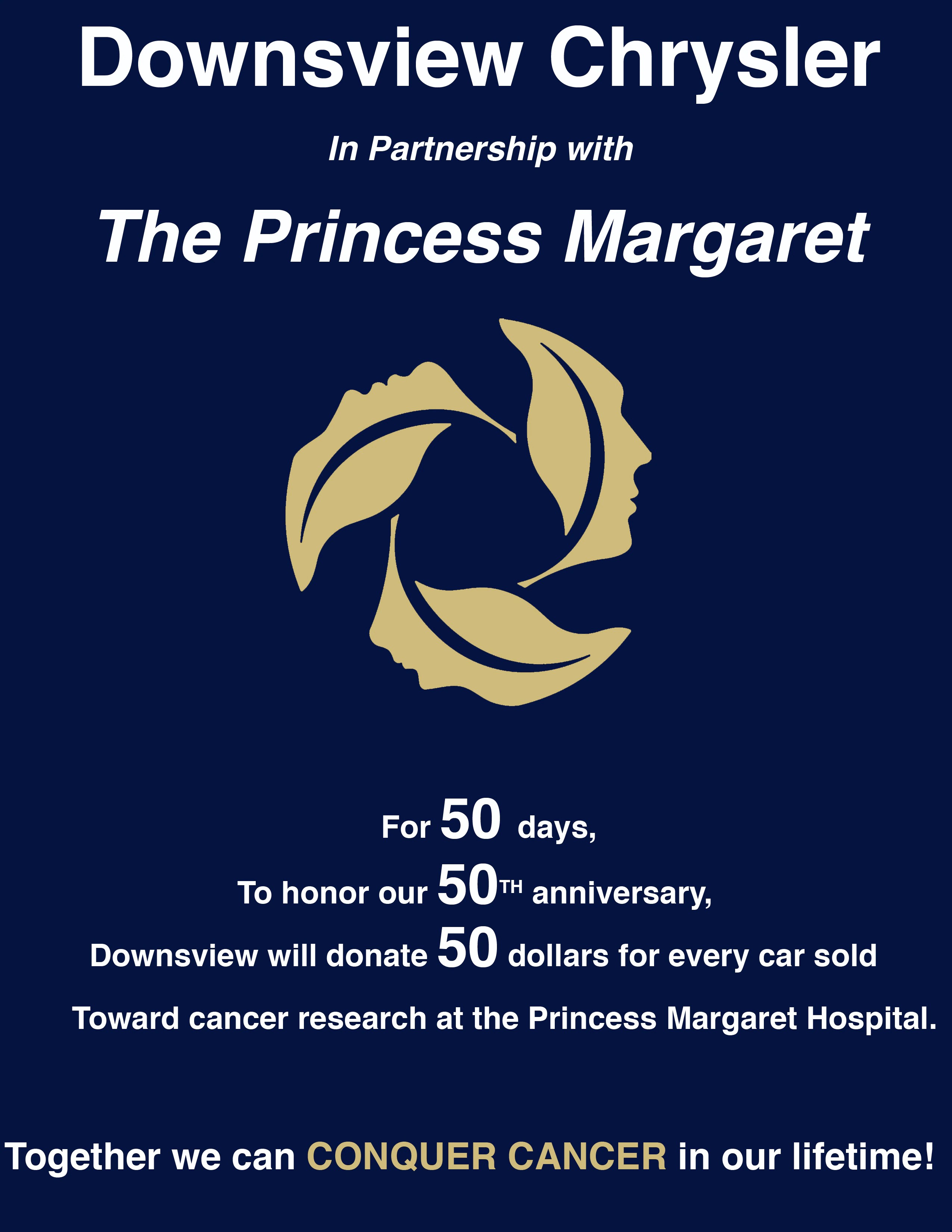 DOWNSVIEW'S PARTNERSHIP WITH PRINCESS MARGARET FOUNDATION